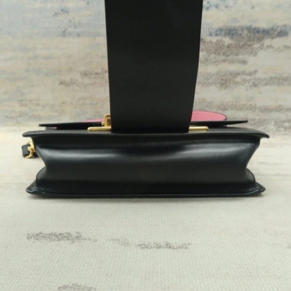 Authentic Prada Cahier Ribbon Mulitcolor Leather Shoulder Bag Lux550-100125 - Picture 6 of 12